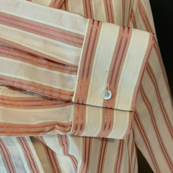 Jones New York Womens L Button Down Long-sleeved V-neck peplum Blouse Top NWT - Picture 7 of 10